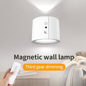 LED <strong>Wall</strong> Sconces <strong>Battery</strong> Operated Rechargeable Wireless Lights 360&deg;Rotation Magnetic Cordless <strong>Wall</strong> <strong>Lamps</strong> for Bedroom Bedside - Product Image 3