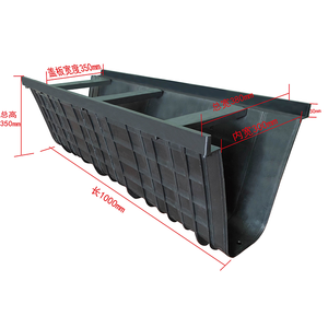 รางระบายน้ำรูปตัววีแบบร่อง ช่องระบายน้ำแบบเส้นตรง อุปกรณ์วิศวกรรมทางน้ำ - Product Image 1