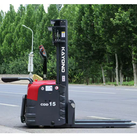 Certificat CE 1.5Ton/2Ton 3m Gerbeur de palettes électrique à double levage avec batterie 48V pour la manutention de matériel en entrepôt KAD