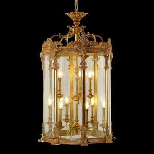 Lámpara colgante de latón para sala de estar, comedor, cocina, Isla, 26 pulgadas, 9 luces - Product Image 1