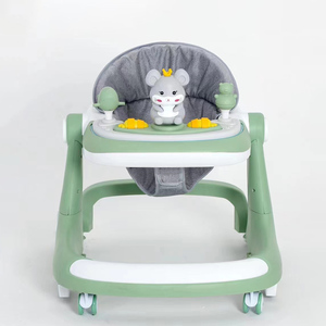 Camminatori per bambini con ruote silenziose regolabili in altezza Anti-ribaltamento pieghevole <span class=keywords><strong>girello</strong></span> adatto per ragazze ragazzi 6-18 mesi - Product Image 6