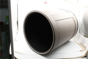 Poubelle d'intérieur en cuir de luxe personnalisée pour salle de bain cuisine chambre d'hôtel poubelle - Product Image 2