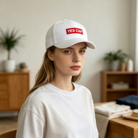 Casquette de baseball unisexe brodée sur mesure, logo personnalisé, en tissu, réglable, style « Dad Hat » pour le sport décontracté et le streetwear