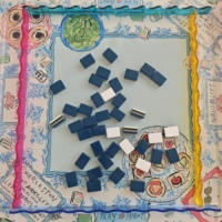 Jeu de Mahjong Authentique Américain de Luxe à 4 Niveaux Pliable pour 4 Joueurs, 160 Tuiles Modernes Portables en Acrylique de Haute Qualité pour Casino