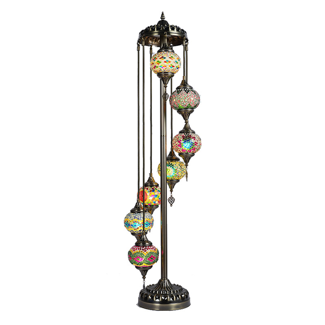 Turkish Style Handmade Mosaic Floor Lamp