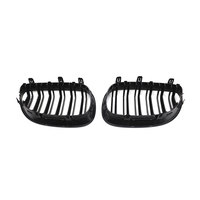 Grilles double ligne en ABS noir brillant pour BMW Série 5 E60 2004-2010 Grilles de voiture