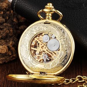 <span class=keywords><strong>Montre</strong></span> de poche mécanique à motif cerf doré creux, rétro, double face, style steampunk, <span class=keywords><strong>montre</strong></span> à chaîne pour <span class=keywords><strong>homme</strong></span> - Product Image 5