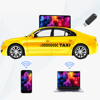 960mm * 320mm Taxi Top Led Affichage Extérieur Toit De Voiture P2.5 Écran Publicitaire Led Vidéo Publicité