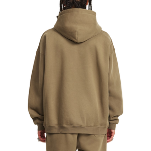 Wholesale Custom Logo Blank Hoodie Sweatpants Set Heavyweight Fleece Cotton <b>Men</b> Tracksuit 2 Piece Sweatsuit 8089 Manufacturer - Product Image 3