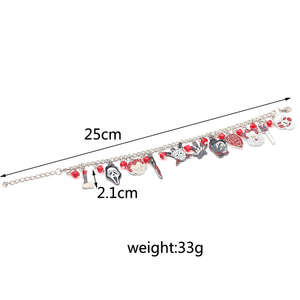 Accesorios de película de Horror, mascarilla facial, Jason, Hockey, Manga, Bijoux, Stephen Kingdom, brazalete, <span class=keywords><strong>Black</strong></span> <span class=keywords><strong>Friday</strong></span>, pulsera de Halloween de Navidad - Product Image 6