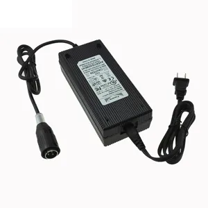 Cargador rápido de batería de litio para bicicleta eléctrica, 24v, 29,4 v, 36v, 42v, 48v, 54,6 v, 60v, 67,2 v, 3a, 4a, 5a