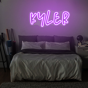 Luces LED de neón y letreros de neón con diseño personalizado gratuito. Letreros de neón LED personalizados disponibles para uso comercial, fiestas de cumpleaños y el hogar. - Product Image 3