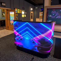 Pantalla LED P2.604 a Todo Color para Cabina de DJ, Festivales de Música, Centros Comerciales, Formas Personalizables, CMS Basado en la Nube