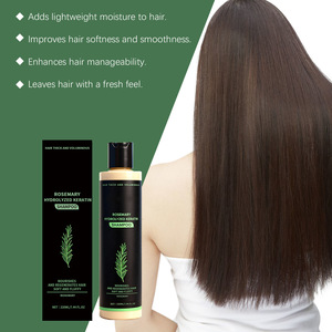 Rosemary Keratin Volumizing <b>Shampoo</b> Gentle Cleansing Moisturizing Smooth Hair Naturally Voluminous Hair Care for All Hair Types - Product Image 5