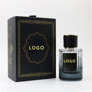 Bouteille de <span class=keywords><strong>parfum</strong></span> de <span class=keywords><strong>luxe</strong></span> de forme ronde, 30ml 50ml en verre transparent, rechargeable pour hommes et femmes avec boîte, <span class=keywords><strong>2022</strong></span> populaire - Product Image 1