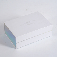 Caja de Regalo de Cartón Rígido Plegable con Solapa Magnética Holográfica Personalizada con Logotipo Promocional