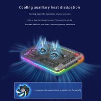 Station de charge double pour manettes PS5 et PS5 Slim, support LED RGB avec refroidissement, haute visibilité pour accessoires de jeu PS5