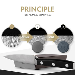 Alat Pengasah Pisau Magnetik <span class=keywords><strong>Roller</strong></span> Knife Sharpening Tool Kit 15 & 20 Derajat dengan Penyangga Magnetik Pengasah Pisau Kayu Rolling - Product Image 3