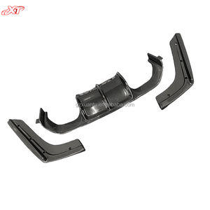 F 80 <span class=keywords><strong>V</strong></span> Stijl 3 Stuks Koolstofvezel Achterdiffuser Voor Bmw M3 M4 F80 F82 Achterbumper Lipsplitter Spoiler 15-19 - Product Image 2