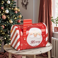 Bloom Ecológico Navidad Hojalata Buzón Regalo y Cajas de dulces Adornos Decoraciones festivas