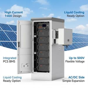 Batterie Bess intégrée 384V/400V, armoire haute tension 50kW/100kW/300kWh, pack de batteries au lithium, micro-réseau 120A IP65 - Product Image 1