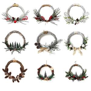 Giáng sinh trang trí <span class=keywords><strong>mini</strong></span> Xmas thông nón cành Vòng hoa giáng sinh vòng hoa cho cửa trước cá nhân giáng sinh Vòng Hoa - Product Image 6