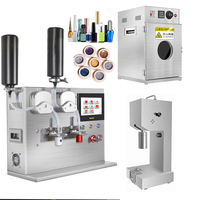 Machine de remplissage quantitative à double tête pour colle UV, vernis à ongles, mascara et rouge à lèvres, avec contrôle numérique automatique