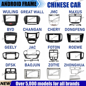 Marco Android para coche, compatible con GREAT WALL, para radio, GPS, pantalla y sistema de audio estéreo, para salpicadero - Product Image 2
