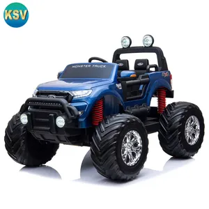 Kendaraan Baru Pada Mobil Dioperasikan Baterai 2 Kursi SUV 12V Remote Control Driveable Mobil Truk Mainan Listrik Anak