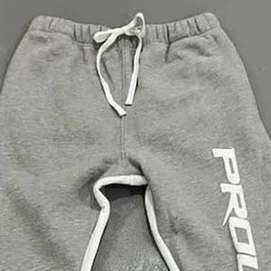 Pantalons de survêtement décontractés, pantalon de jogging évasé, peinture sur écran, patchwork, cordon de serrage, taille anti-plis, pantalon de survêtement évasé pour homme - Product Image 3