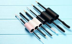 Hot bán 5 ml + 5 ml nhựa xi lanh Màu Đen Đôi đã kết thúc Mascara ống rỗng mỹ phẩm container bán buôn - Product Image 5