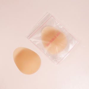 Coussinets de poitrine ronds en silicone solide sans couture, adhésifs, effet push-up, ajustement parfait pour les seins affaissés - Product Image 1