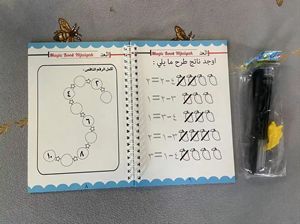 Livre de groove magique coulé <span class=keywords><strong>arabe</strong></span> pour enfants livres d'entraînement à <span class=keywords><strong>l</strong></span>'écriture réutilisables ensemble d'apprentissage éducatif livres de calligraphie avec stylo - Product Image 4