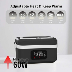 Trending 2026 Portable Electric Lunch Box 30000mAh Rechargeable Lunch Box with <b>Heating</b> 60w Rapid Hcating Cordless Lunch Box - Product Image 5