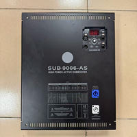 Subwoofer Activo Doble de 18 Pulgadas Sub 9006-AS con Woofer de Neodimio y Soporte para Caja RDnet, Altavoces Subwoofer Amplificados 9006