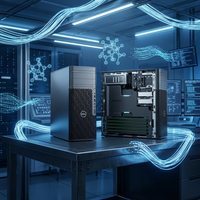 Ordinateur de travail Dell Precision T3680 équipé d'un processeur I9-14900K, 128 Go de RAM, 1 To + 8 To de stockage, et une carte graphique RTX4500Ada-24G.