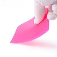 Outil professionnel de qualité supérieure en TPU noir résistant à l'usure pour film de protection de voiture, vinyle, autocollant, détaillage, raclette et spatule PPF