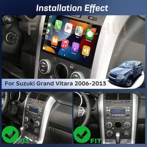 Autoradio Android 13 da 9 Pollici con WIFI per Suzuki <span class=keywords><strong>Grand</strong></span> <span class=keywords><strong>Vitara</strong></span> 2005-2015, Carplay/Android Auto, Mirror Link, Navigazione GPS - Product Image 2