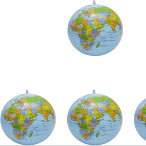 ลูกบอลชายหาดสำหรับเด็กใช้กลางแจ้งอัดได้ลูกโป่งเป่าลมเล่นสำหรับงานปาร์ตี้ออกแบบแผนที่<span class=keywords><strong>โลก</strong></span> - Product Image 1