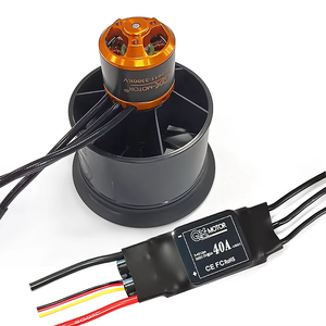 Ventilateur à canaux originaux <span class=keywords><strong>EDF</strong></span> 50MM à 12 pales QF2611 3300KV/4000KV/4600KV Moteur Brushless CW CCW avec ESC 40A pour avions RC - Product Image 3