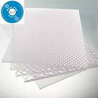 Plaques solaires PC OEM Bestpay, plaques en polycarbonate gaufrées diamantées double face, service de découpe, épaisseur 2,4-6 mm, modèle