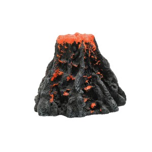 Ornement de roche volcanique en résine Gs1102, 14 cm, décoration de paysage d'aquarium avec fonction d'oxygénation - Product Image 3