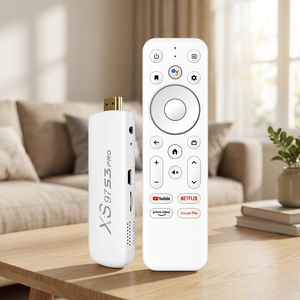 XS97 S3 PRO สมาร์ททีวีสติ๊ก คุณภาพสูงจากโรงงาน ระบบ Android 14 ความละเอียด 4K Ultra HD Quad Core Rockchip RK3518 WiFi 6 หน่วยความจำ 2GB+8GB ROM ราคาดีที่สุด - Product Image 1