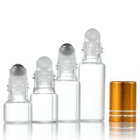 Flacons à bille en verre de luxe pour huiles essentielles et parfums en 2 ml, 3 ml, 5 ml, 10 ml avec emballage personnalisé