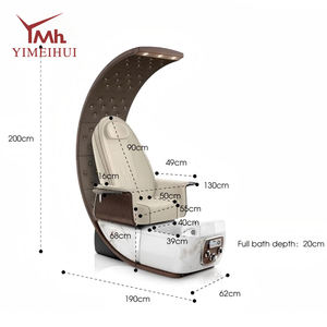 Luxuriöser Elektrischer 3-in-1 Pediküre-Stuhl, Acetonbeständiger Nagel- und Fuß-Spa-Massagestuhl für Gewerbliche Salons - Product Image 6