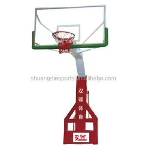 新しいタイプの調整可能なバスケットボールフープスタンドシステムゴールバックストップポストシステムサイズ