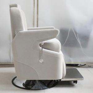 Chaise de salon de barbier rétro noire électrique de luxe premium nouveau design mobilier de salon chaise de barbier pour hommes - Product Image 5