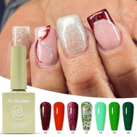 Vernis à ongles gel UV 15 ml personnalisé avec logo, dégradé de paillettes, flacon DIY, vernis à ongles de créateur, écologique, non toxique, marque privée, vente en gros