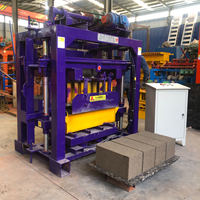 Machine de fabrication de blocs de ciment solide haute capacité WJ 4-40 Ligne de production pour la fabrication de briques en usine pour le Kenya et l'Ouganda