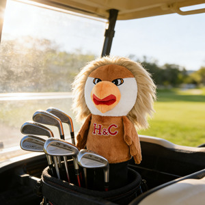 Funda Protectora Personalizada para Palos de <span class=keywords><strong>Golf</strong></span>, Cubre Cabeza de Driver/Híbrido, Peluche de Animales, Mascota Águila, OEM, Crea Tu Logotipo, Protector de Palos, Venta al por Mayor - Product Image 4